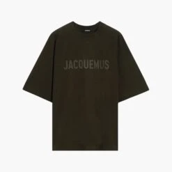 Jacquemus T-shirt Typo Marron