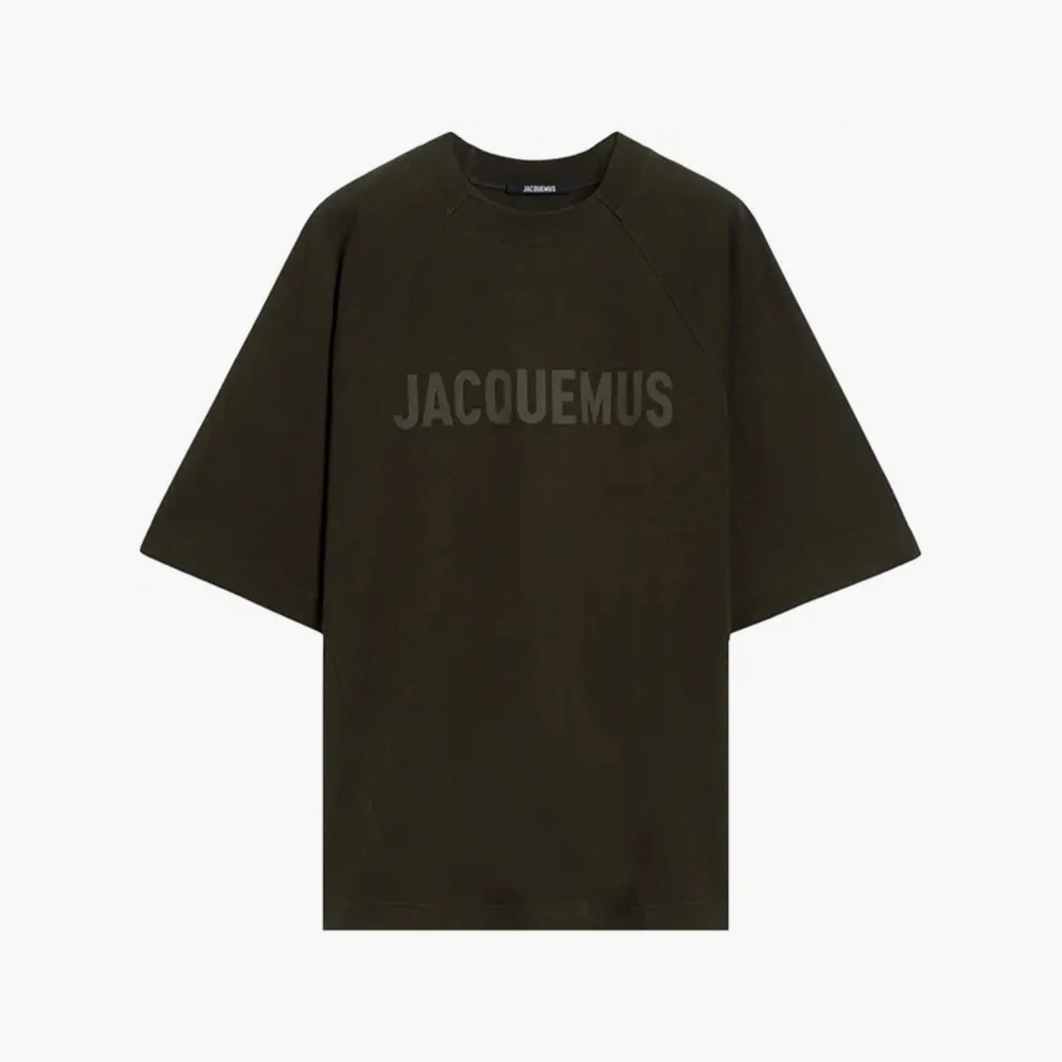 Jacquemus T-shirt Typo Marron 1 Jacquemus T-shirt Typo Marron