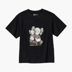 Kaws X Uniqlo T-shirt Graphic Black