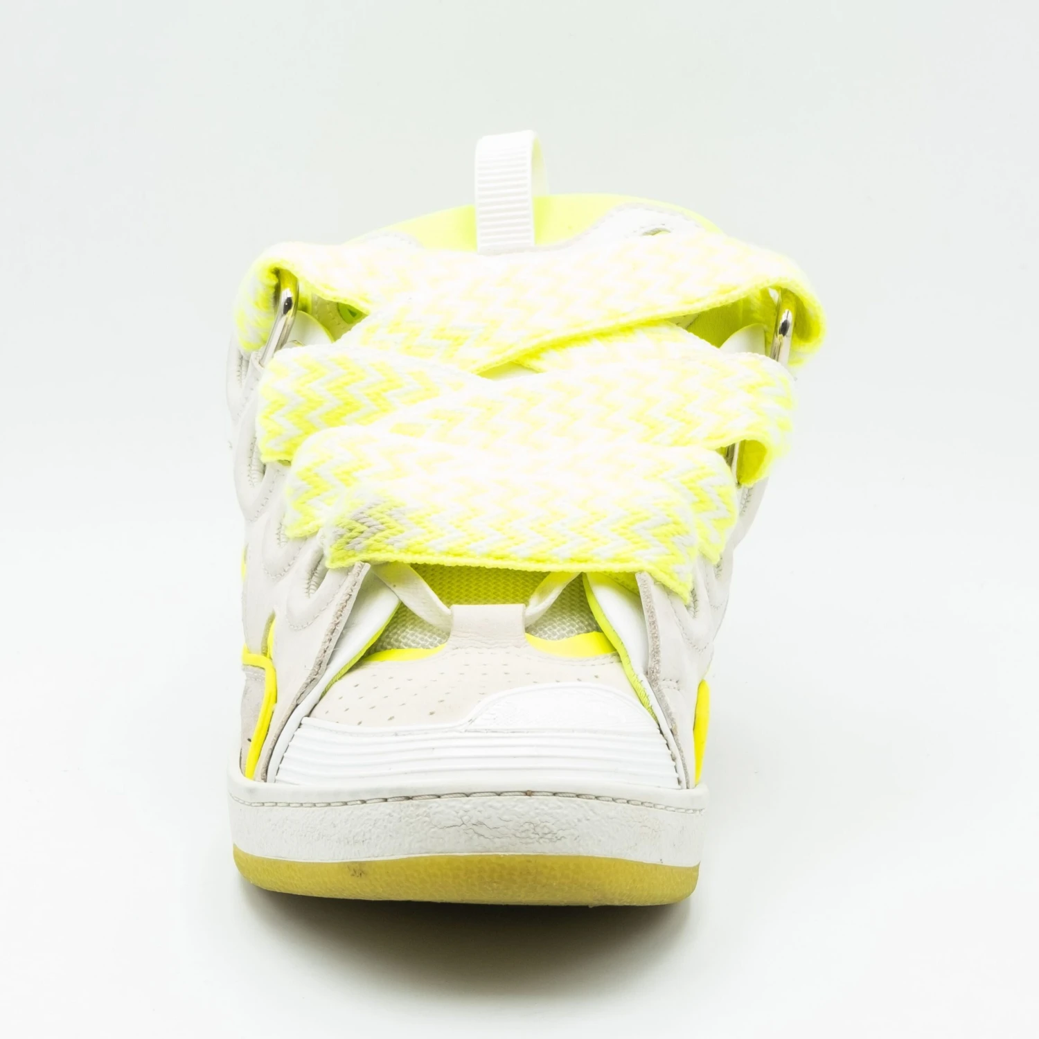 Lanvin Curb Sneaker White Fluo Yellow 3 Lanvin Curb Sneaker White Fluo Yellow – Image 3