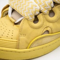 Lanvin Leather Curb Sneaker - Yellow 15 Lanvin Leather Curb Sneaker - Yellow -Nike Lanvin Leather Curb Sneaker Yellow 7