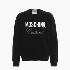 Moschino Crewneck - Couture Gold - Black