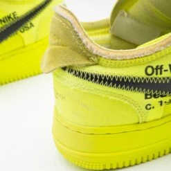 Nike Air Force 1 Low X Off-White 'Volt' -Nike Nike Air Force 1 Low x Off White Volt 14