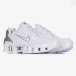 Nike Shox TL White Metallic Silver Max Orange -Nike Nike Shox TL White Metallic Silver Max Orange 12