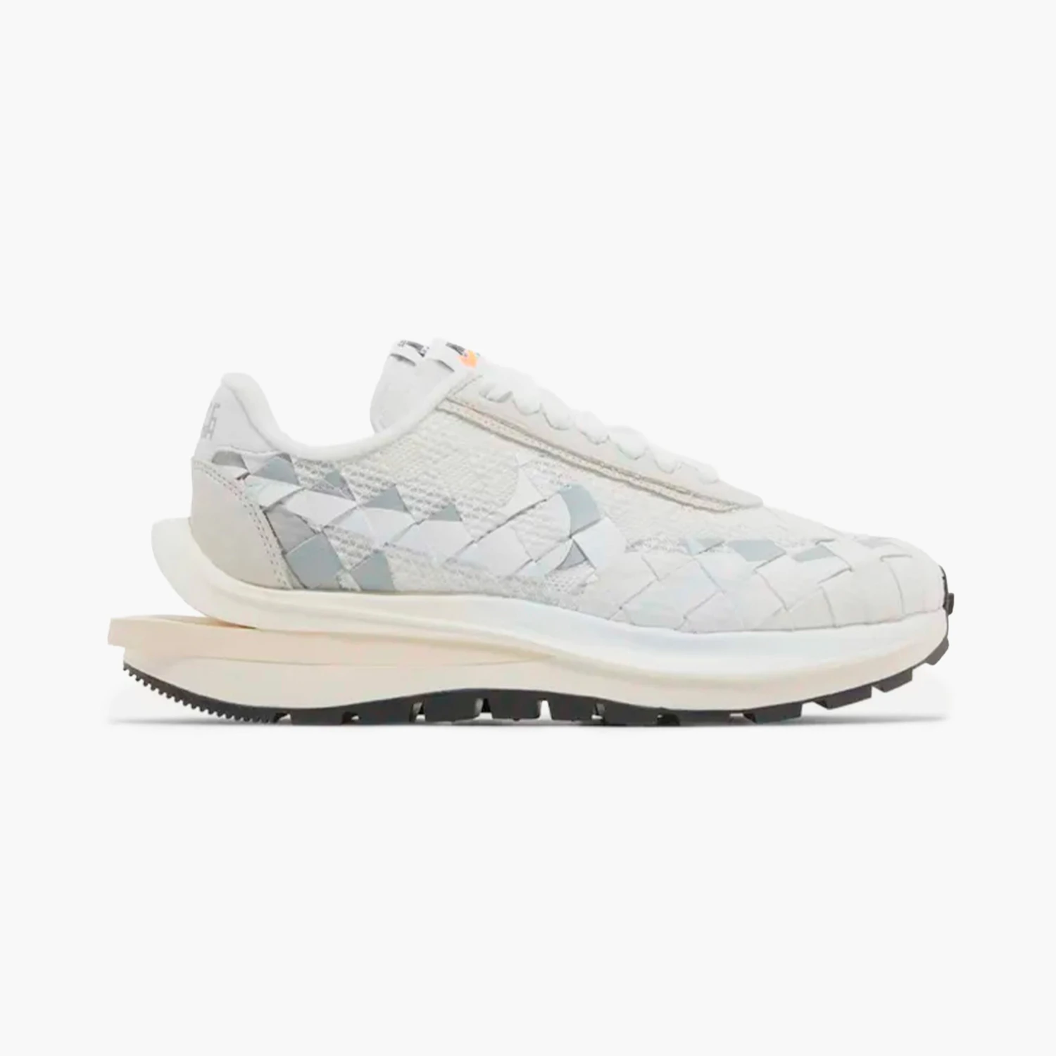 Nike VaporWaffle Woven Sacai Jean Paul Gaultier White 1 Nike VaporWaffle Woven Sacai Jean Paul Gaultier White