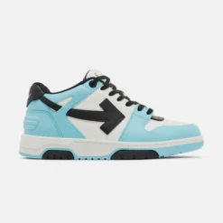 Off-White Out Of Office OOO Low Tops Light Blue Black