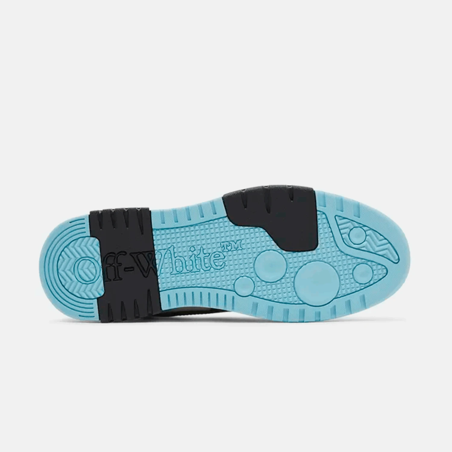 Off-White Out Of Office OOO Low Tops Light Blue Black 3 Off-White Out Of Office OOO Low Tops Light Blue Black – Image 3