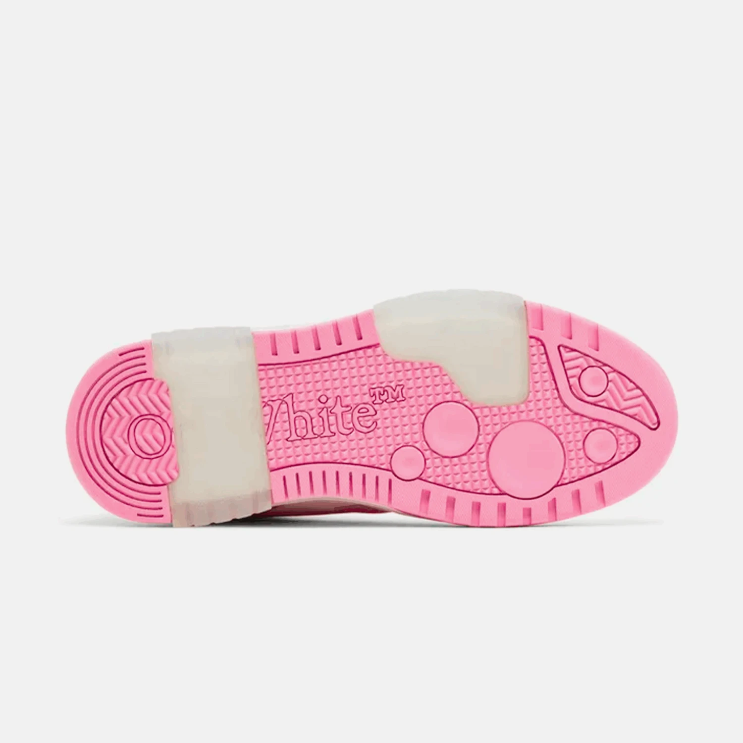 Off-White Out Of Office OOO Low Tops Pink White 3 Off-White Out Of Office OOO Low Tops Pink White – Image 3