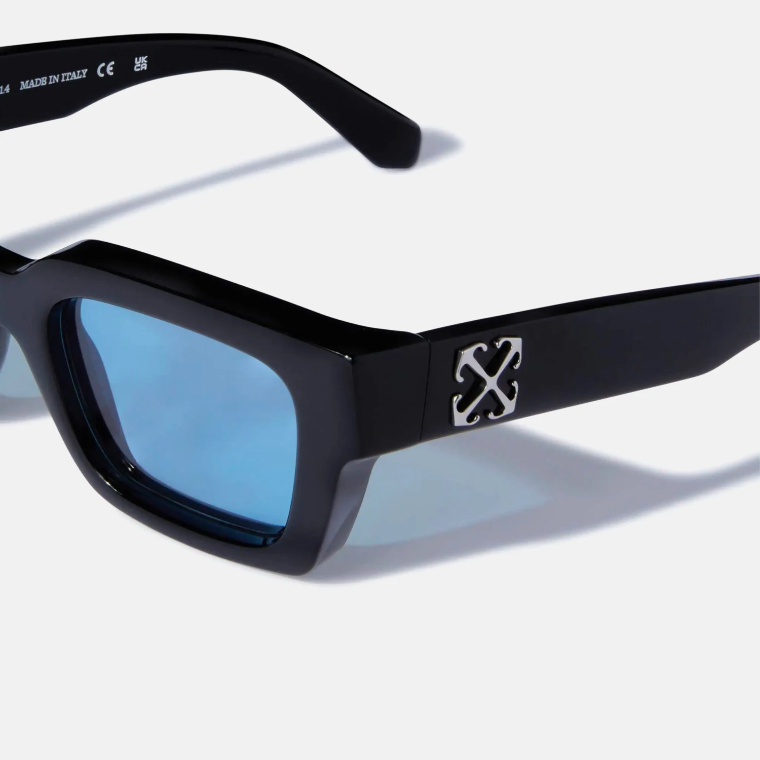 Off-White Virgil Sunglasses Black Light Blue 2 Off-White Virgil Sunglasses Black Light Blue – Image 2