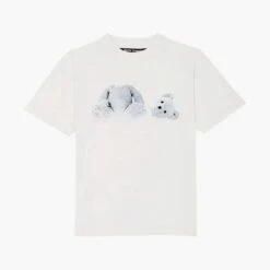 Palm Angels T-Shirt Bear Beige