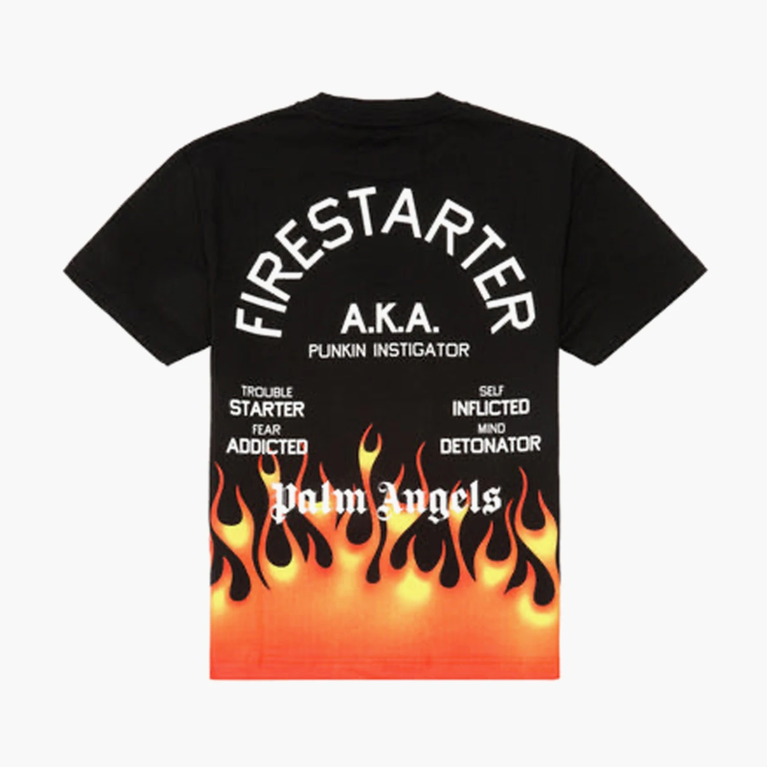 Palm Angels T-Shirt Firestarter Classic Noir 2 Palm Angels T-Shirt Firestarter Classic Noir – Image 2