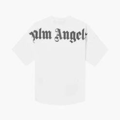 Palm Angels T-Shirt Logo Blanc