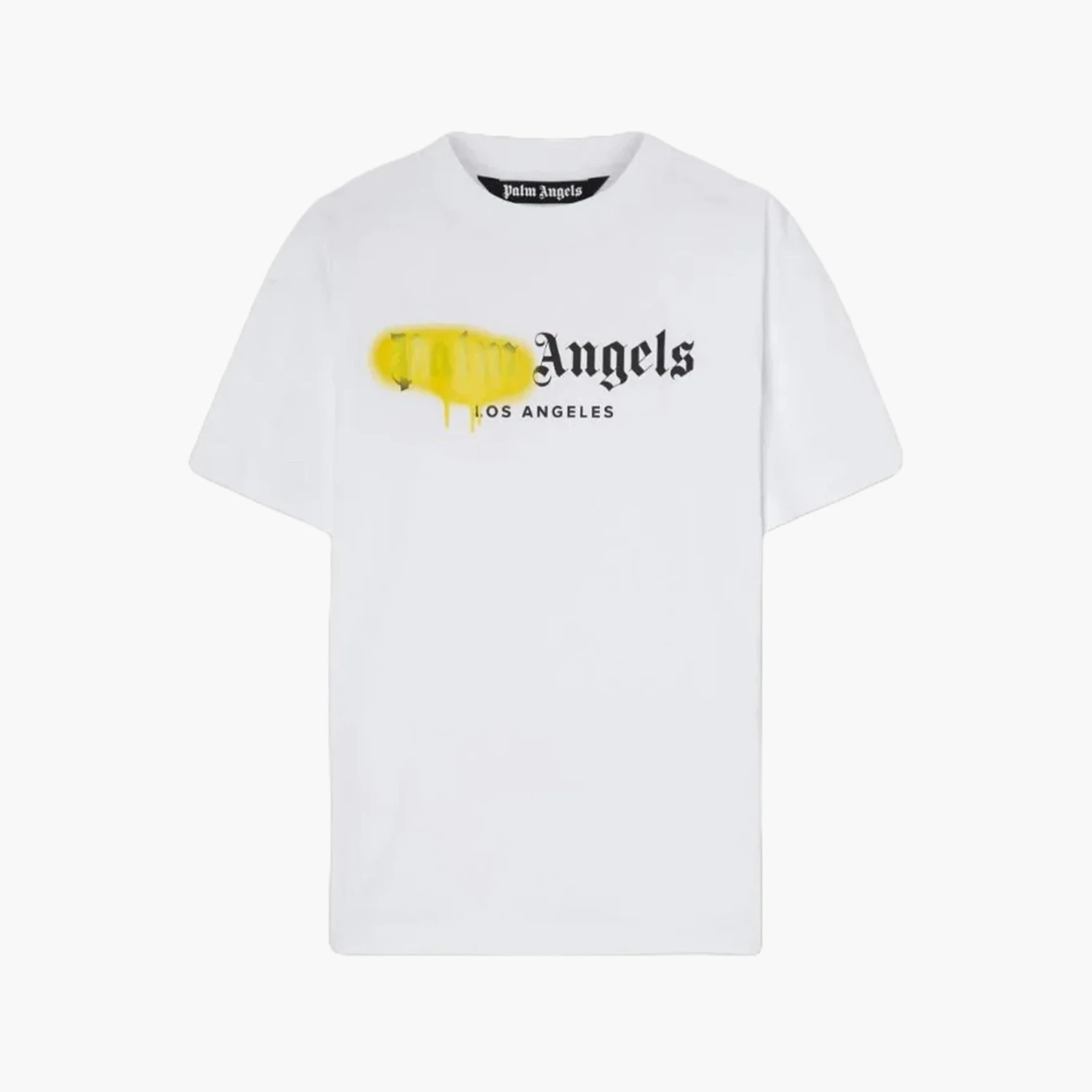 Palm Angels T-Shirt Los Angeles Spray Blanc 1 Palm Angels T-Shirt Los Angeles Spray Blanc