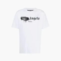 Palm Angels T-Shirt Paris Spray Blanc