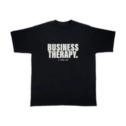 Finesse T-shirt Business Therapy Black