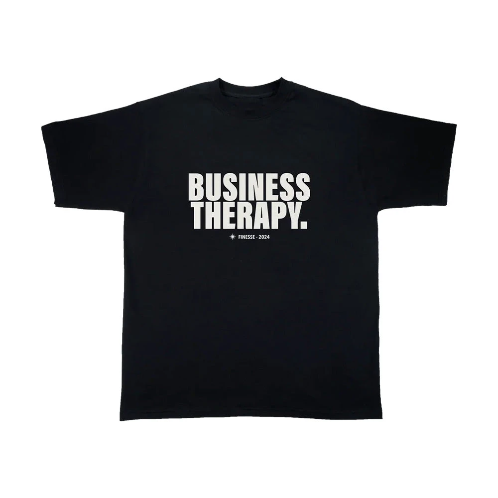 Finesse T-shirt Business Therapy Black 1 Finesse T-shirt Business Therapy Black