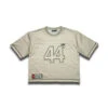 Finesse T-shirt Jersey Baseball "44" Beige