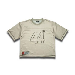 Finesse T-shirt Jersey Baseball "44" Beige