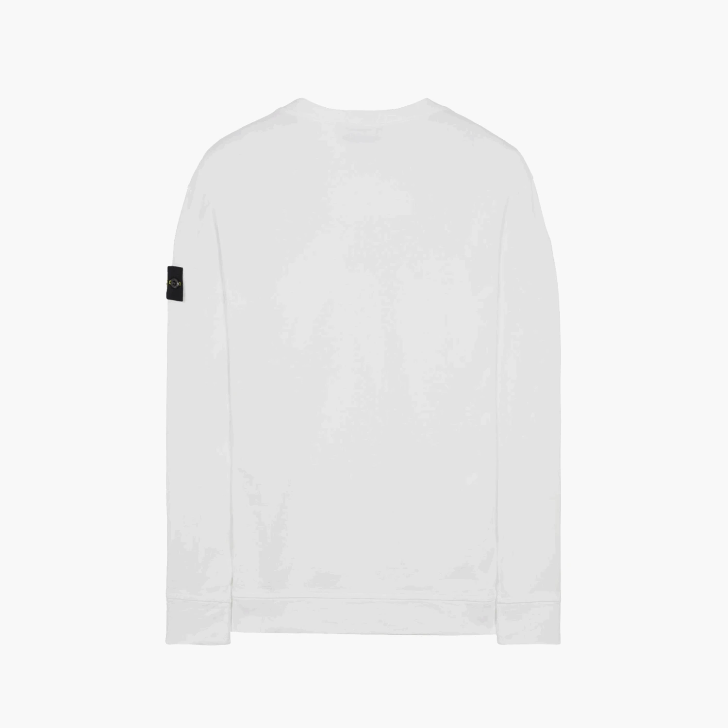 Stone Island CREWNECK BLANC STONE ISLAND 2 Stone Island CREWNECK BLANC STONE ISLAND – Image 2