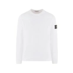 Stone Island Cotton Sweatshirt - White