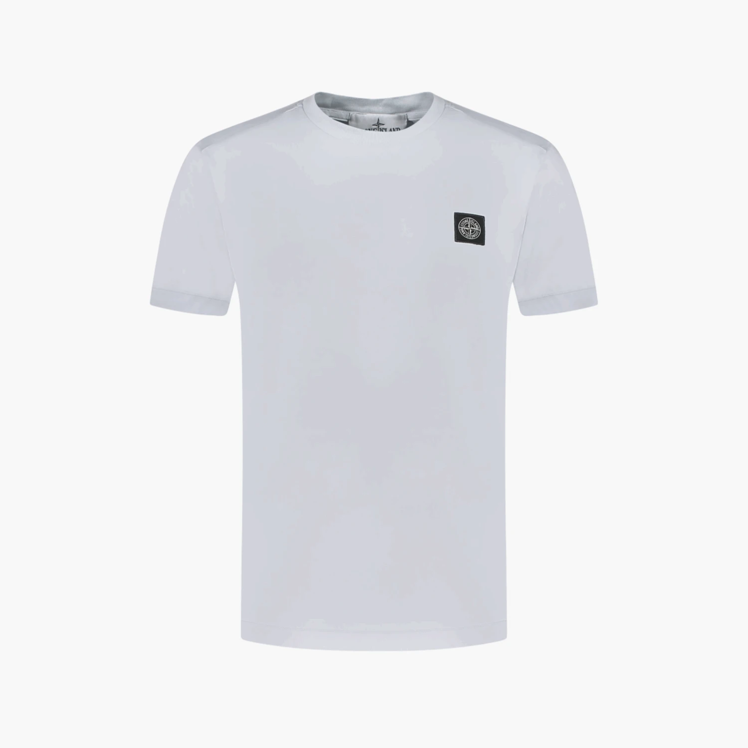 Stone Island T-Shirt Logo Bleu Ciel 1 Stone Island T-Shirt Logo Bleu Ciel