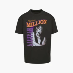 Mister Tee T-Shirt Aaliyah One In A Million Noir