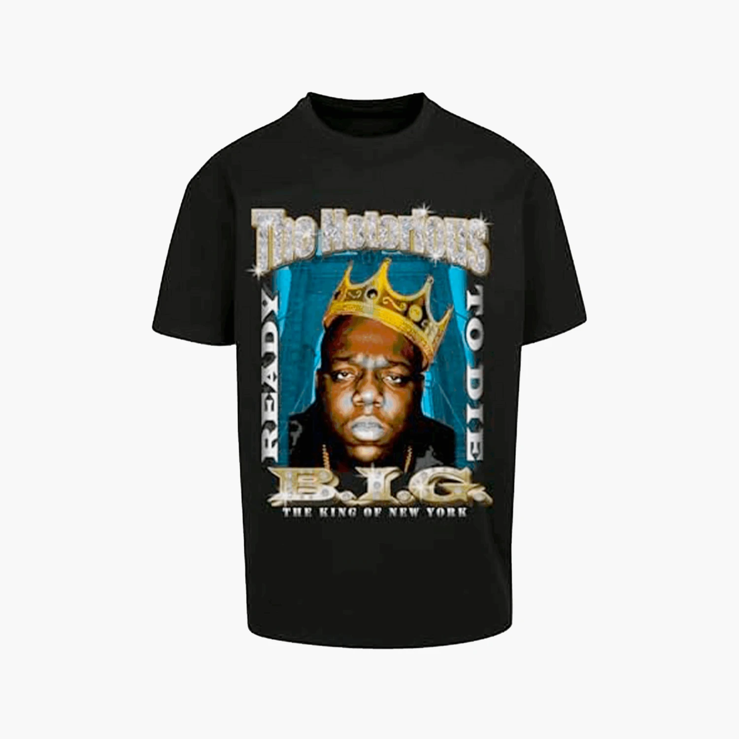 Mister Tee T-Shirt Biggie Crown Noir 1 Mister Tee T-Shirt Biggie Crown Noir