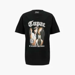 Mister Tee T-Shirt Tupac MATW Sepia Noir