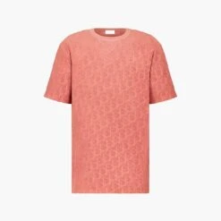 Dior T-Shirt - Terry Oblique - Pink