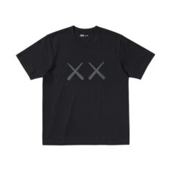 KAWS X Uniqlo X Warhol T-shirt Graphic Portrait Noir