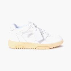 Off-White CREAM SOLE `Out Of Office Calf Leather` Sneakers