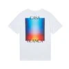Casablanca T-shirt Gradient Casa Logo Blanc