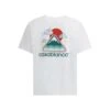 Casablanca T-shirt Montagne Ondulée Blanc