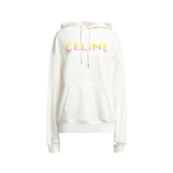 Celine Hoodie Logo Fade Beige