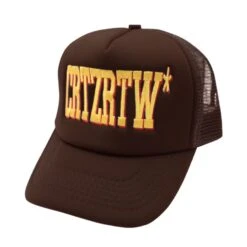 Corteiz Casquette Rules The World Marron