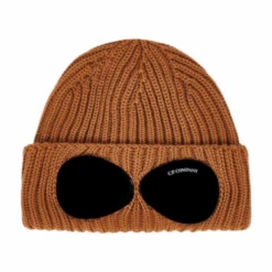 CP Company Bonnet Goggle Marron