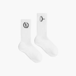 Dimension Stores X Starfobar Chaussettes Blanc