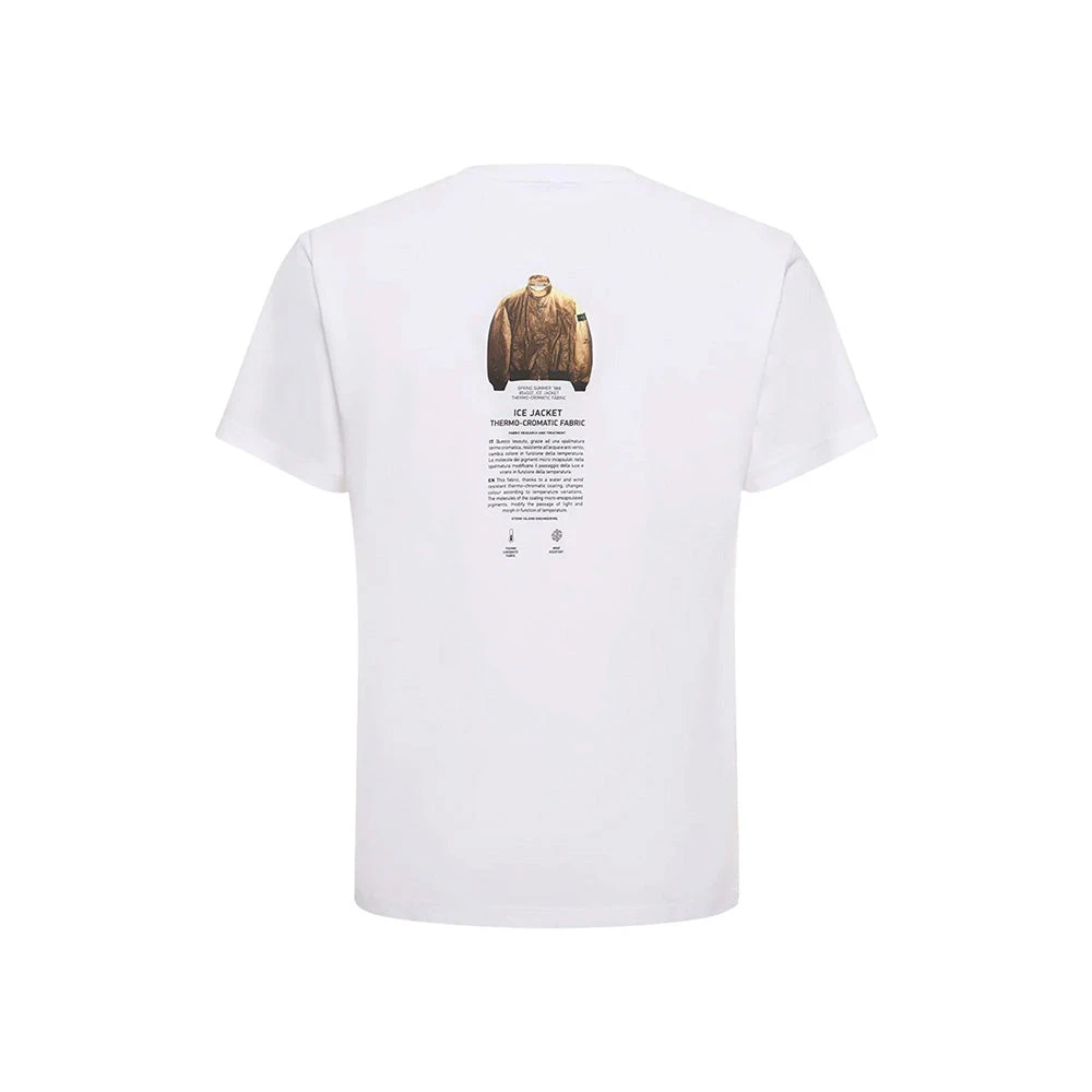 Stone Island T-shirt Archivio Blanc 1 Stone Island T-shirt Archivio Blanc