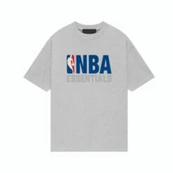 Fear Of God Essentials X NBA T-shirt Gris