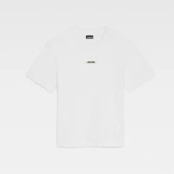 Jacquemus T-shirt Femme Gros Grain Blanc