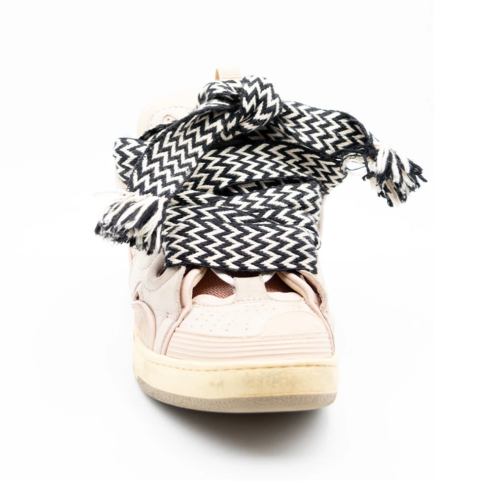 Lanvin Leather Curb Sneaker Pink 7 Lanvin Leather Curb Sneaker Pink – Image 7