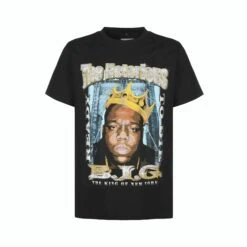 Mister Tee T-shirt Biggie Crown Noir