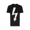 Neil Barrett T-Shirt - Lightning Bolt - White