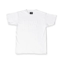 Finesse T-shirt Business Therapy White On White